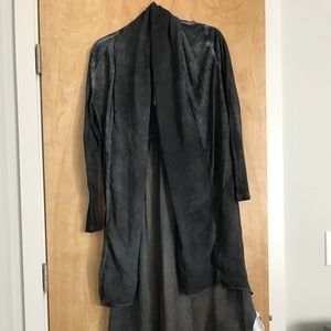 Anama NWT gray sheer cardigan